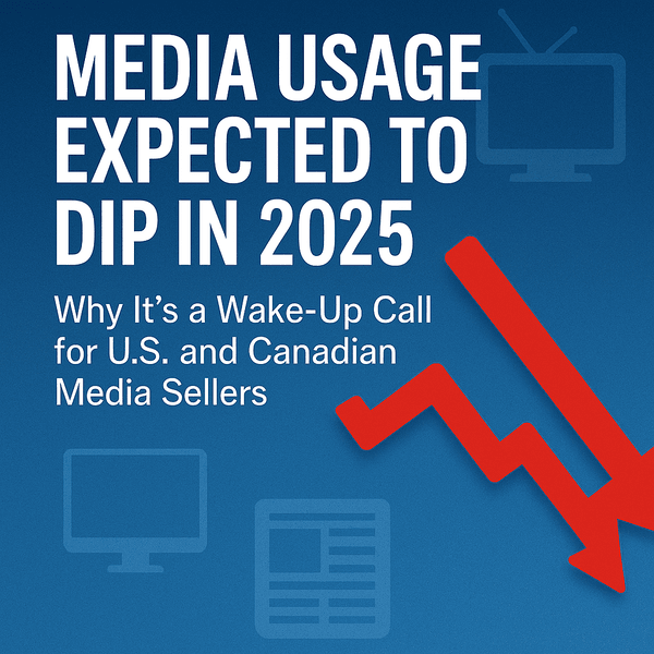 Media Usage Set to Decline in 2025: A Critical Juncture for U.S. and Canadian Media Sellers
