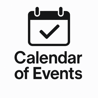 Calendar of Events!