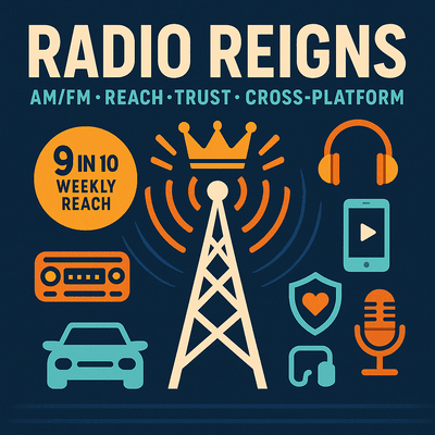 Radio Reigns: Why AM/FM Is Still the King of Reach, Trust, and Cross-Platform Impact