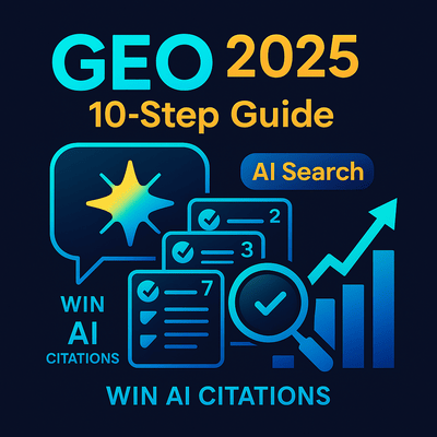 Generative Engine Optimization in 2025: The 10-Step Guide Every Digital Manager and Sales Rep Must Master