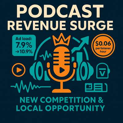 Podcast Revenue Surge: Signals New Competition and Opportunity for Local Media