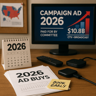Political Ad Spending Poised to Shatter Midterm Records in 2026 — What It Means for Local Media and Agencies